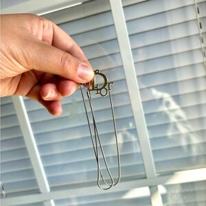 Dior silver necklace